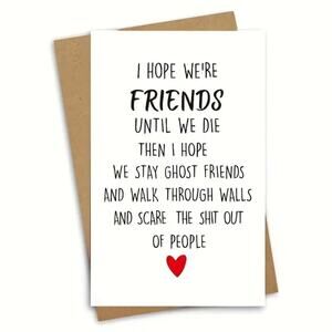 Birthday, Adult, Friendship Day Card - 4" x 6"